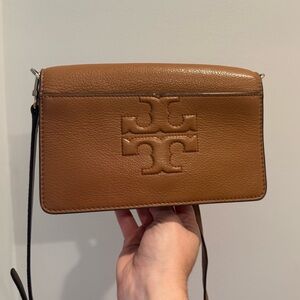 Tory Burch Tan Leather Crossbody Bag